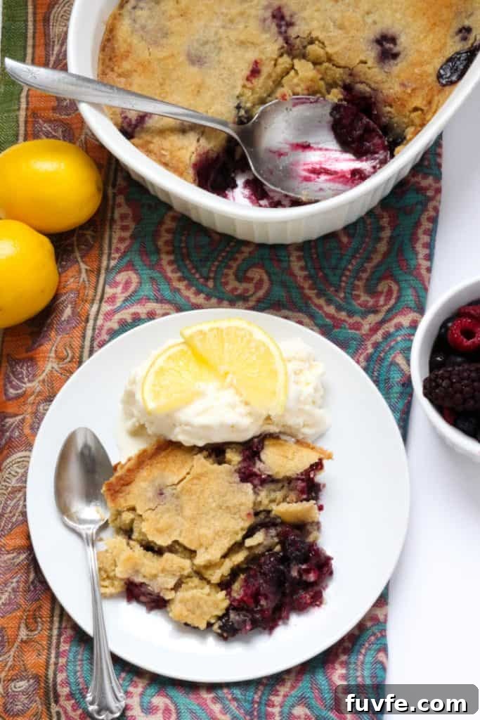 Cut gluten-free cake with a slice on a plate with ice cream and lemon slices