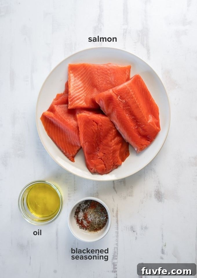 Pan-Seared Cajun Blackened Salmon Recipe 4 Blackened salmon recipe ingredients