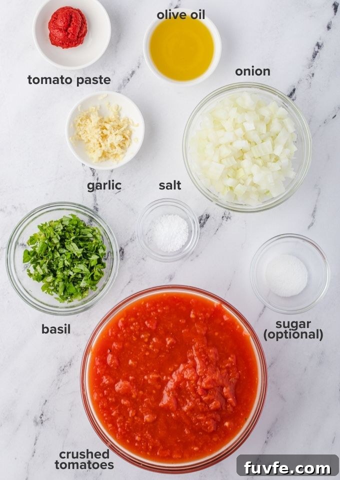 Classic Homemade Marinara Sauce Recipe 4 Homemade marinara sauce recipe ingredients