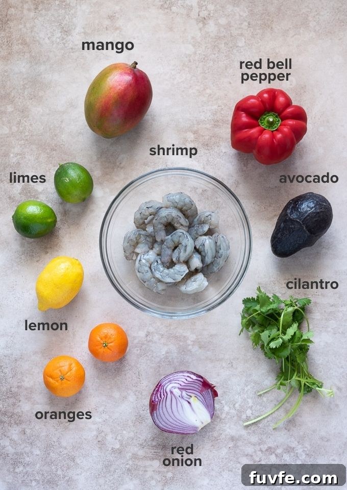 Shrimp ceviche recipe ingredients