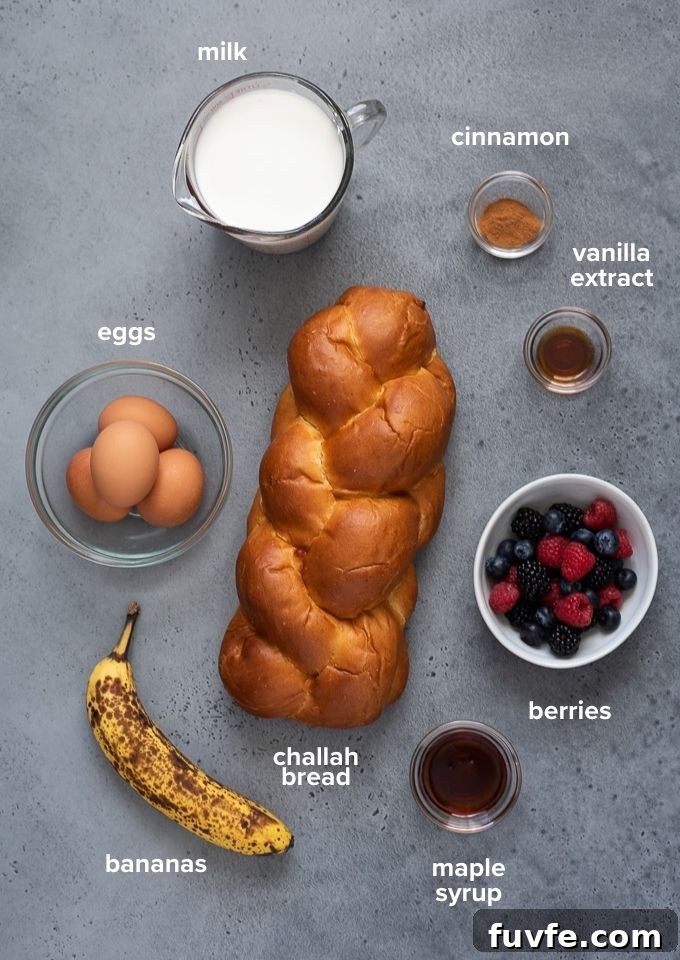 Overnight french toast casserole ingredients