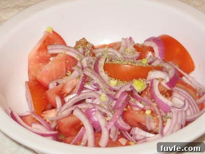Authentic Greek Tomato Salad (Ntomatosalata) Recipe 2 Ingredients for Greek tomato salad.