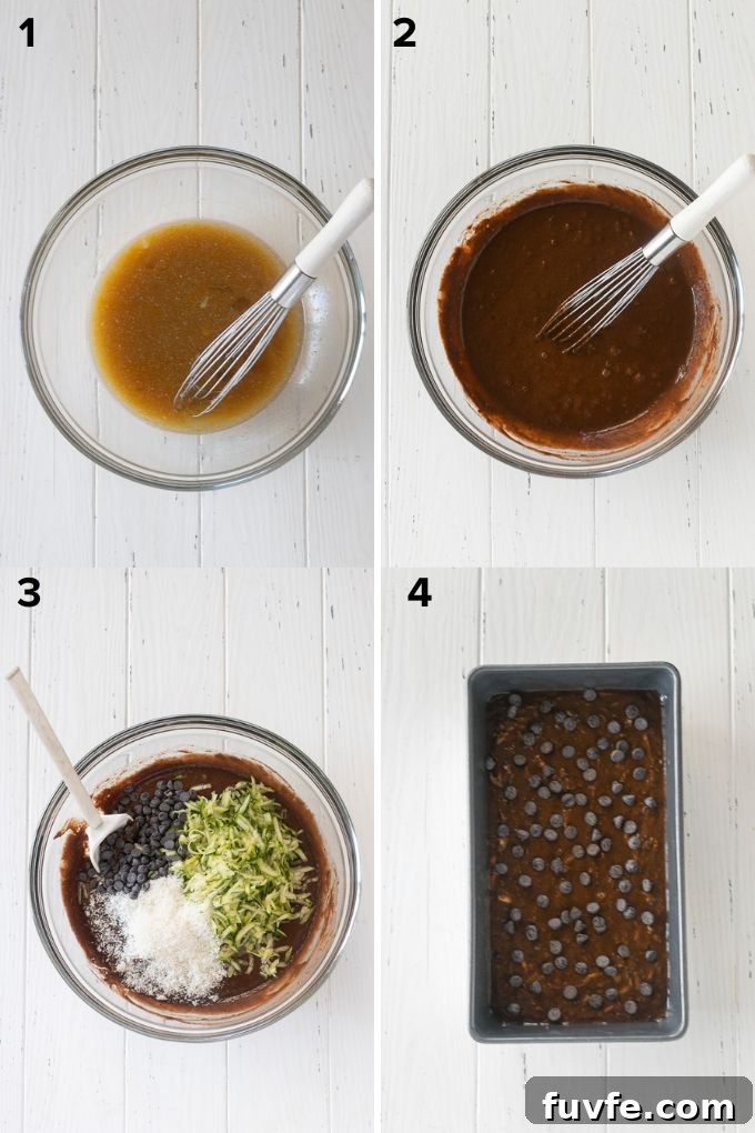How to make chocolate zucchini bread