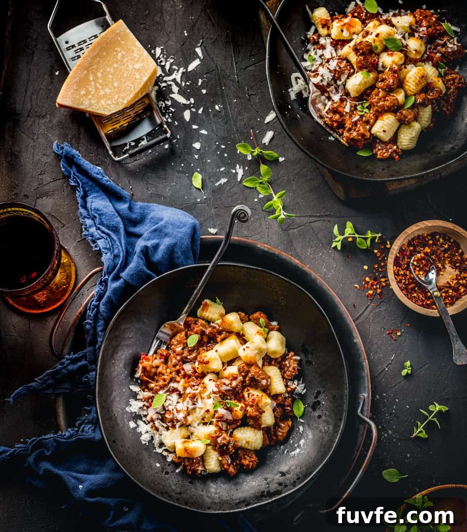 Homemade Potato and Herb Gnocchi Recipe for Perfect Texture 4 Gnocchi with Sausage Sauce
