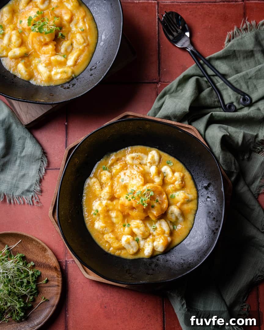 Homemade Potato and Herb Gnocchi Recipe for Perfect Texture 6 Basil Gnocchi with Yellow Tomato Sauce and Shrimp