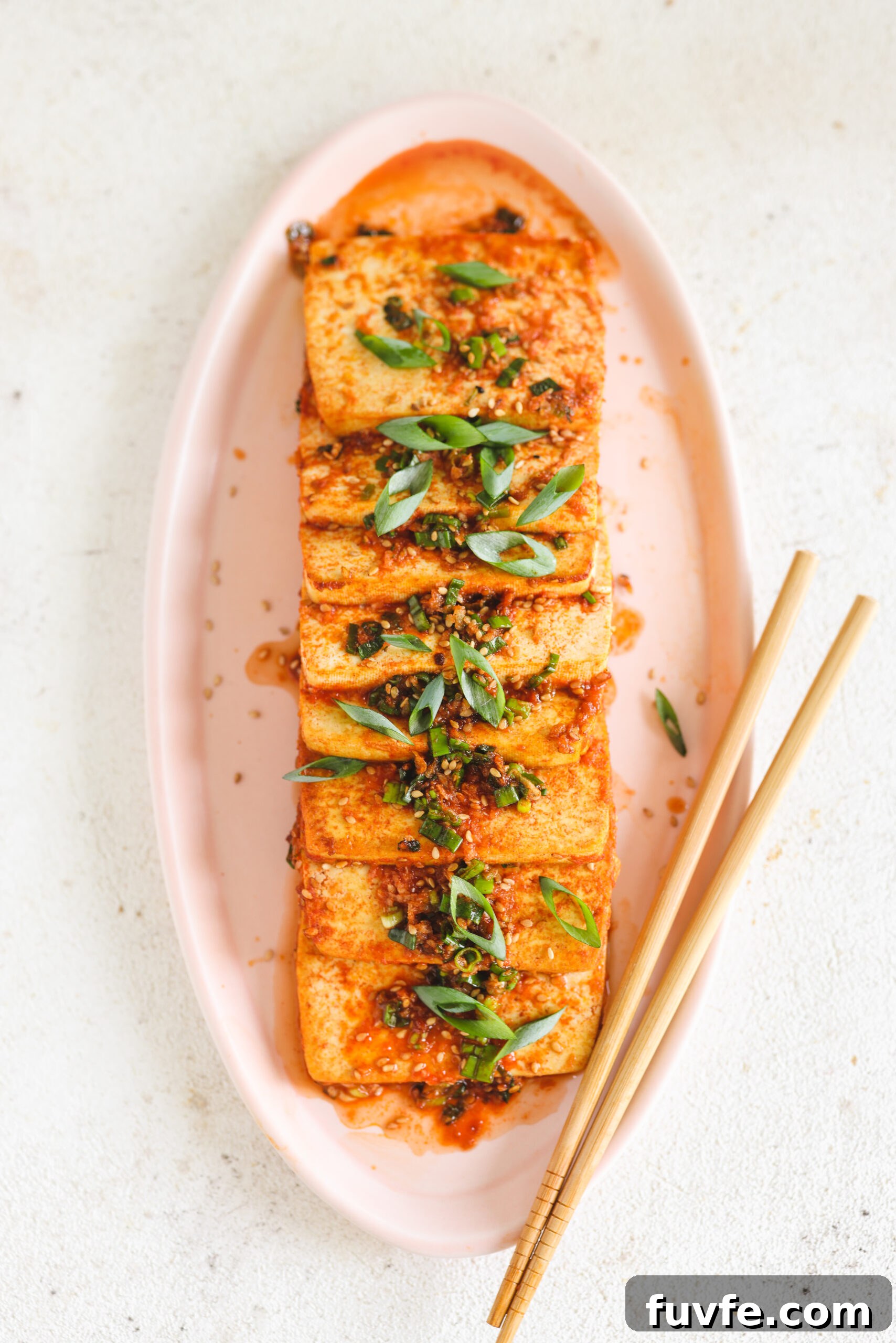Braised Korean Tofu (Dubu Jorim)