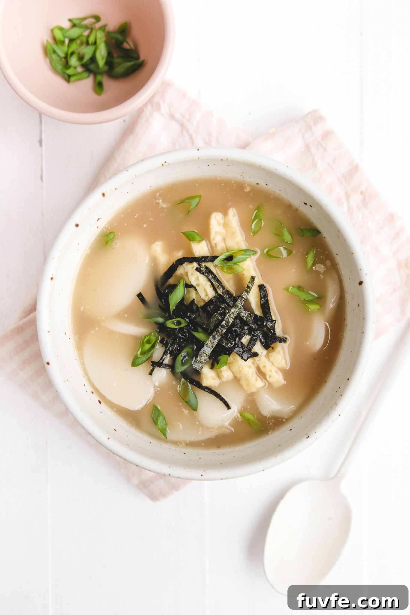 Vegan Korean Rice Cake Soup