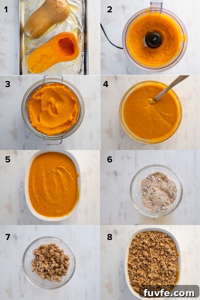 How to make butternut squash casserole