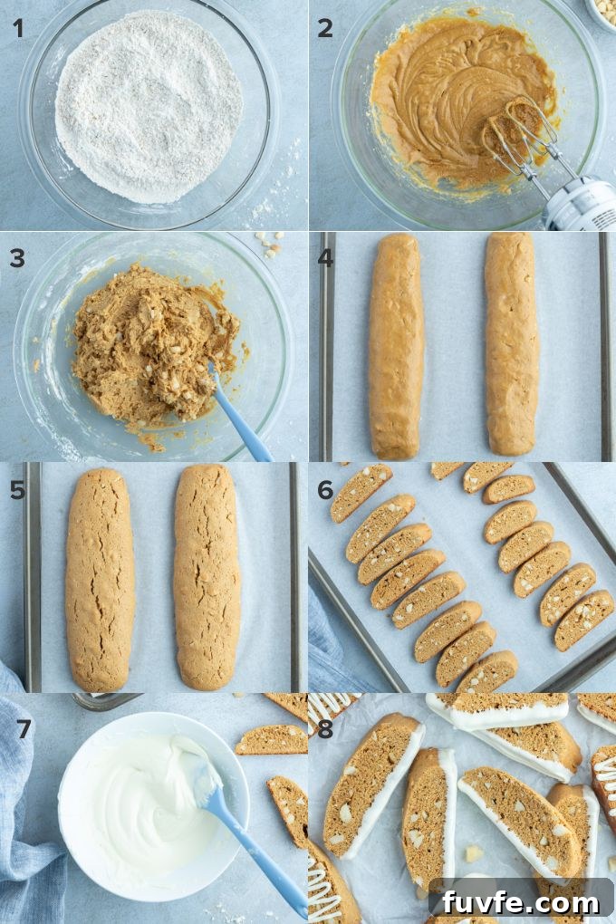 How to make gingerbread biscotti