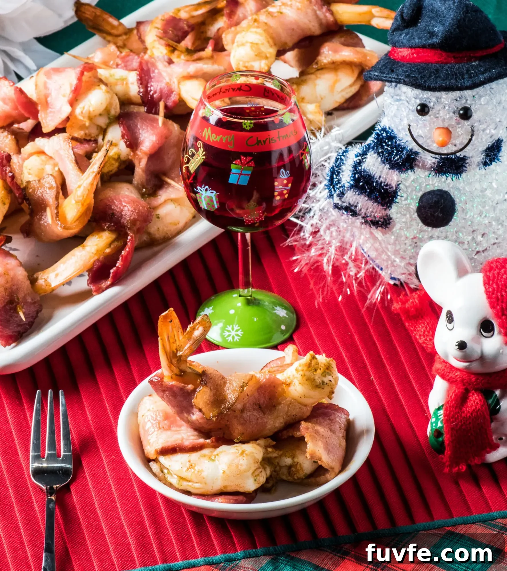 Chipotle Lime Bacon-Wrapped Shrimp full set