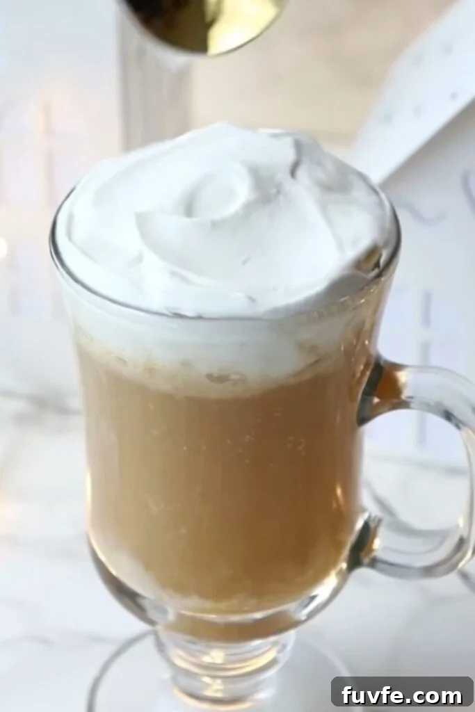 How to Make Butterbeer at Home: Harry Potter Recipe Tutorial 5 frothy creamy whipped cream with butterscotch