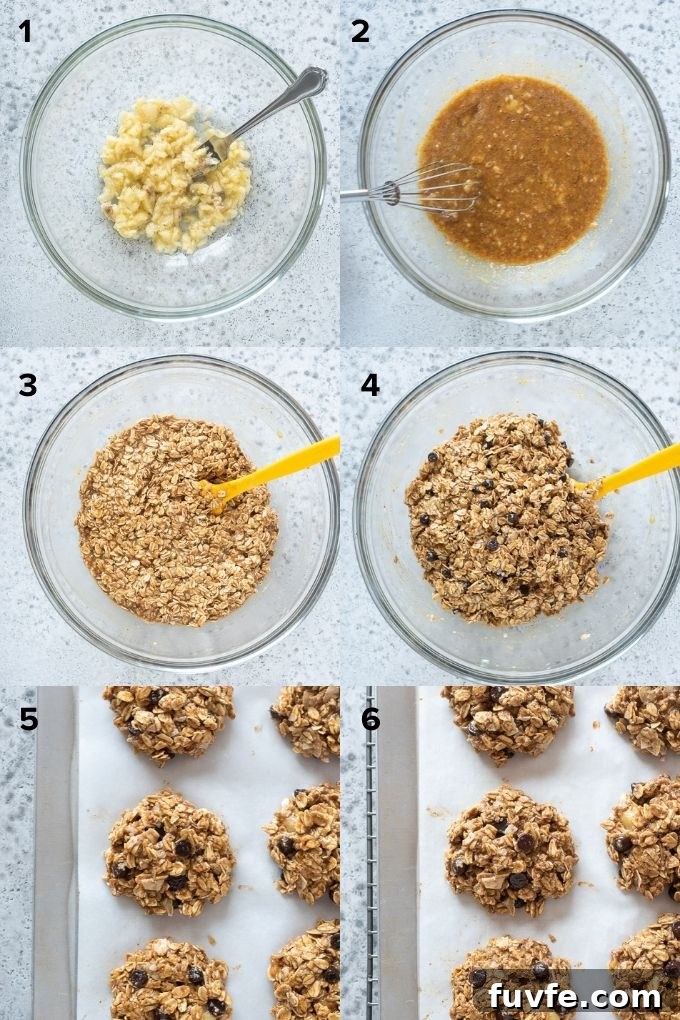 How to make banana breakfast cookies