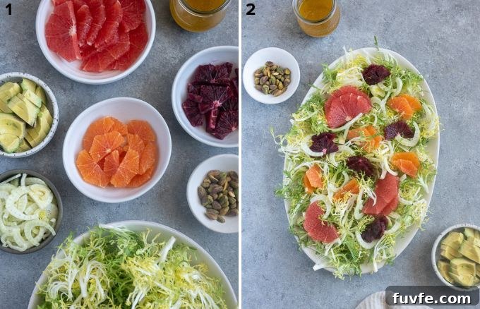 How to make citrus salad.
