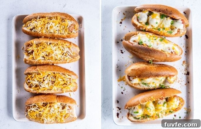 Slow Cooker BBQ Meatball Subs Recipe 7 How to make meatball subs collage